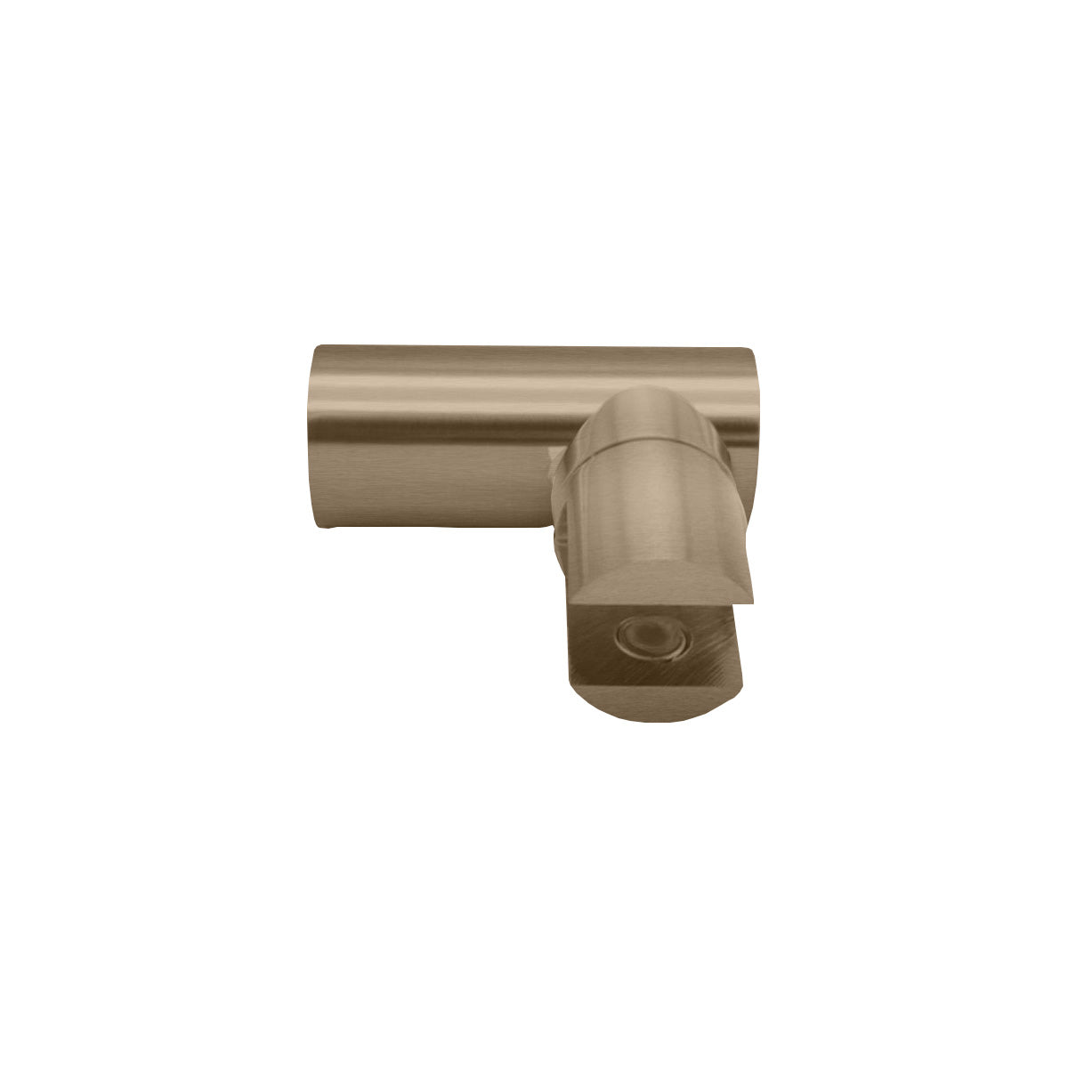 Round Tube to Glass Connector – Glaze Hardware
