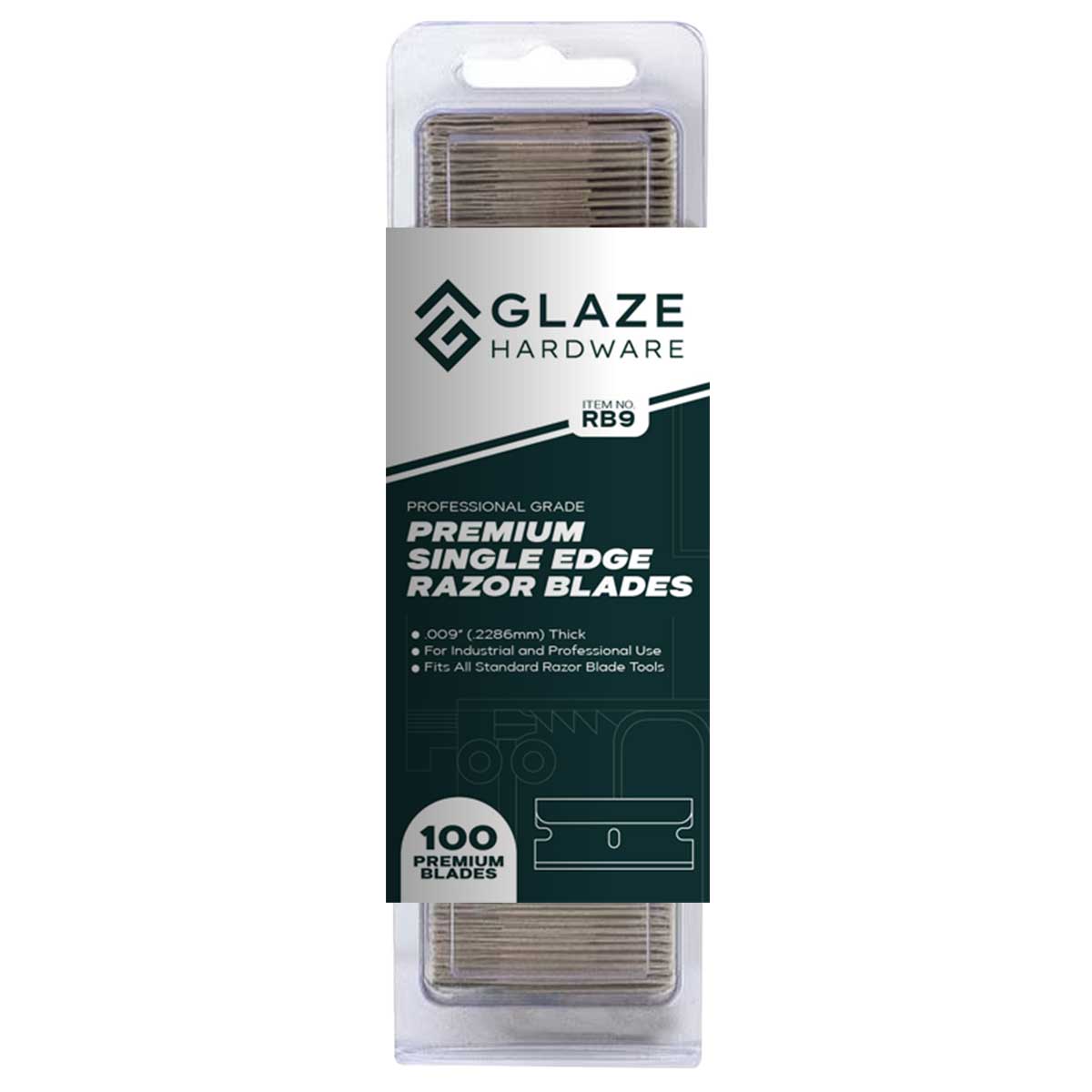 Single Edge Razor Blades 100PK – Glaze Hardware