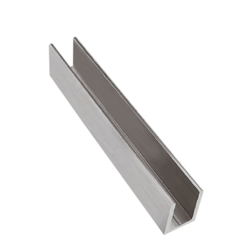 Shower UChannels for 1/2" Glass 95" glazehardware