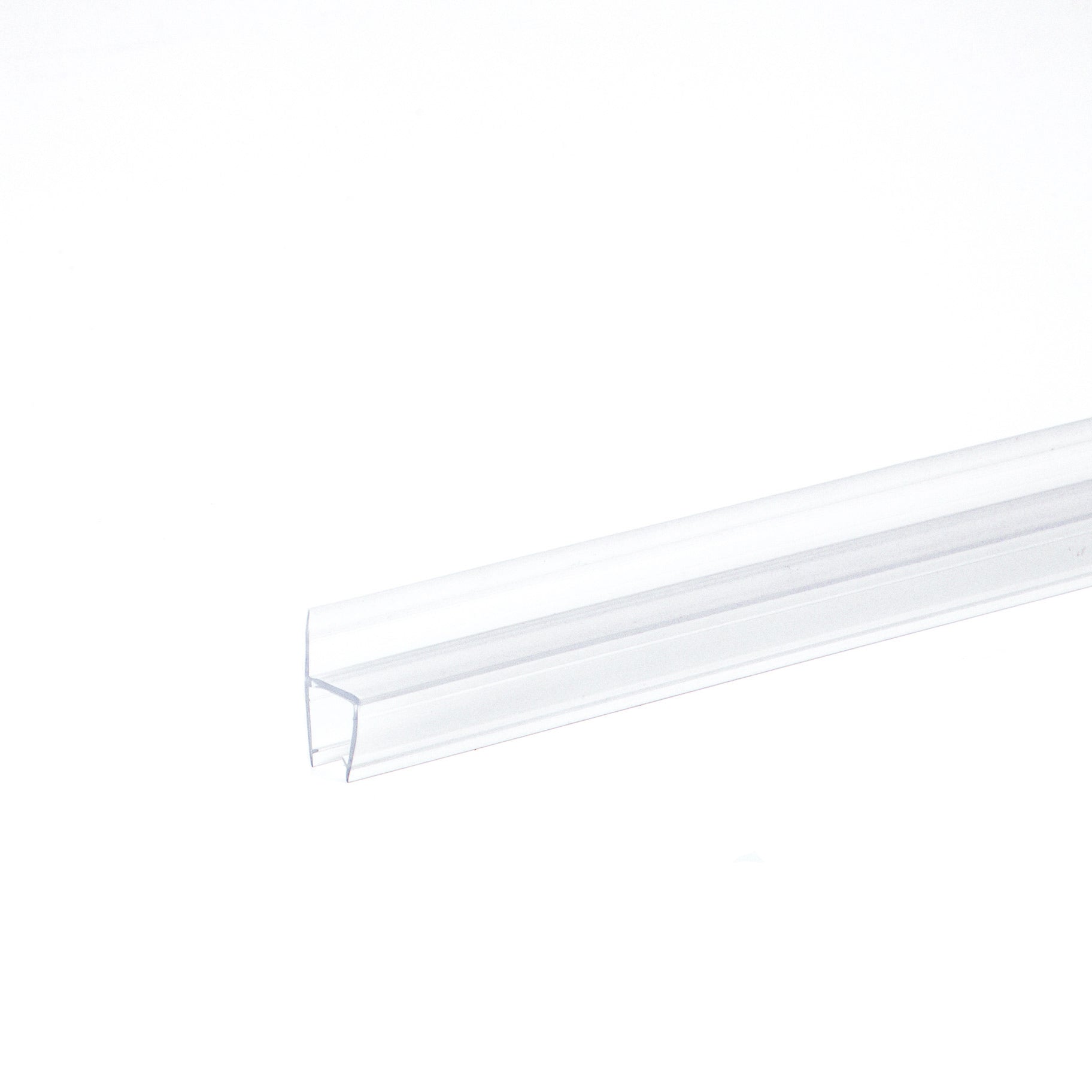 Shower Door Jambs Water Seal In Line Panel For 3/8" glazehardware